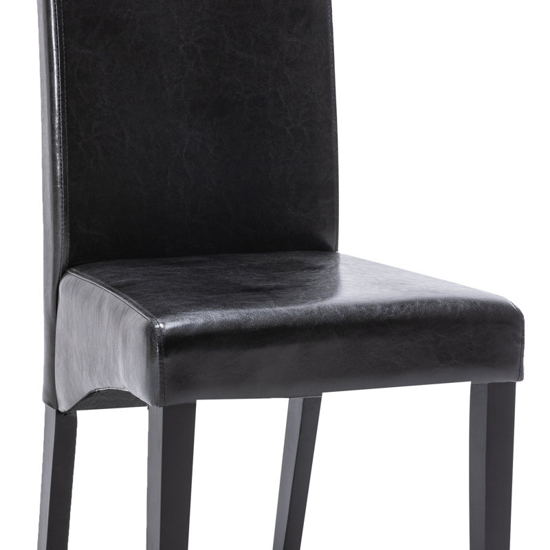 Chaise parsons Barwicks en blanc, Noir