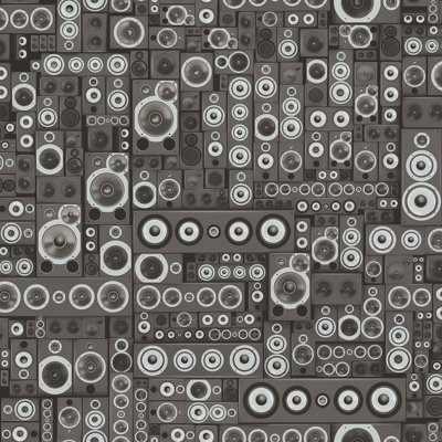 Grunge 1m x 53cm Metallic Wallpaper Roll