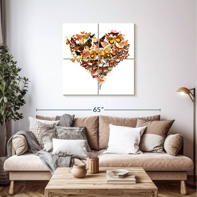Hardie Fluttering Butterfly Heart