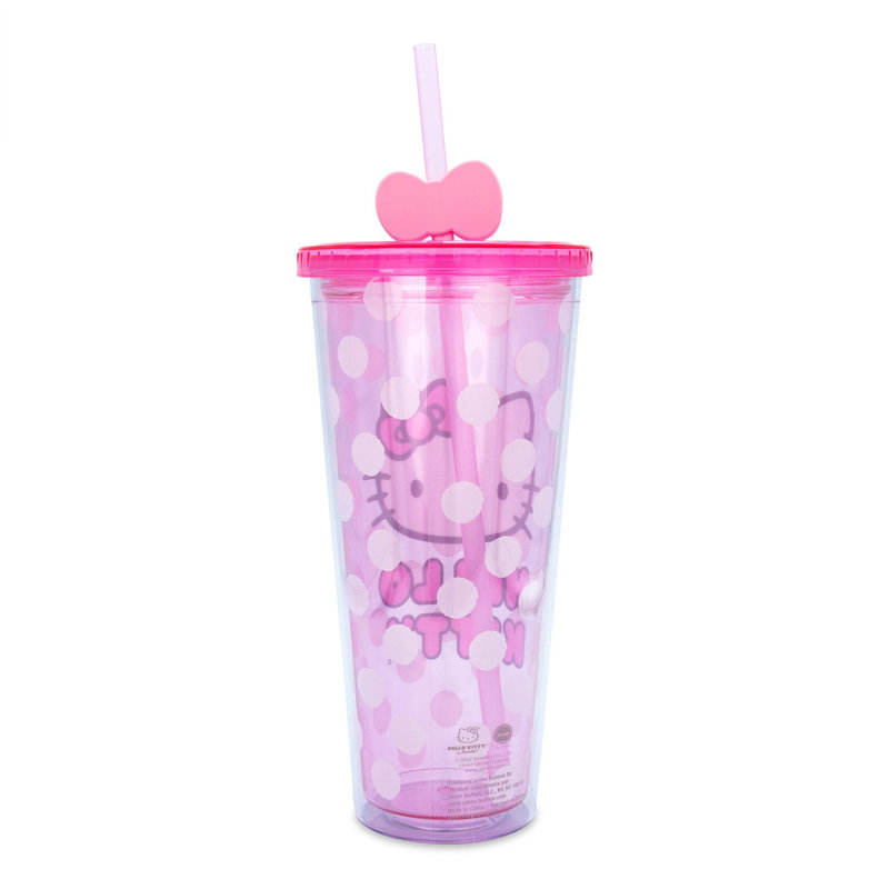 Buffle argenté 24 oz Gobelet de voyage en plastique