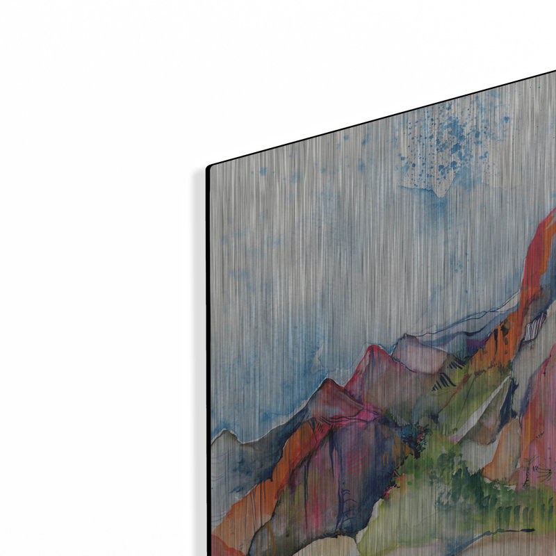 Ivy Bronx «Desert Days» par Kristy riz, art mural en métal, H 16 po x l 12 po