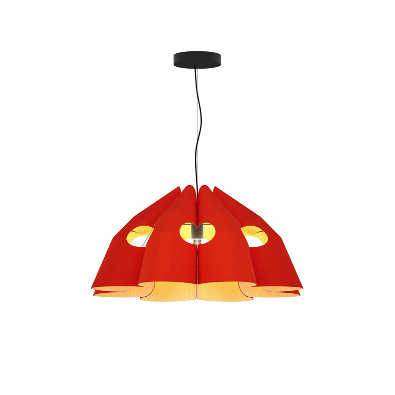  Luminaire suspendu 1 lumière Empire, Rouge