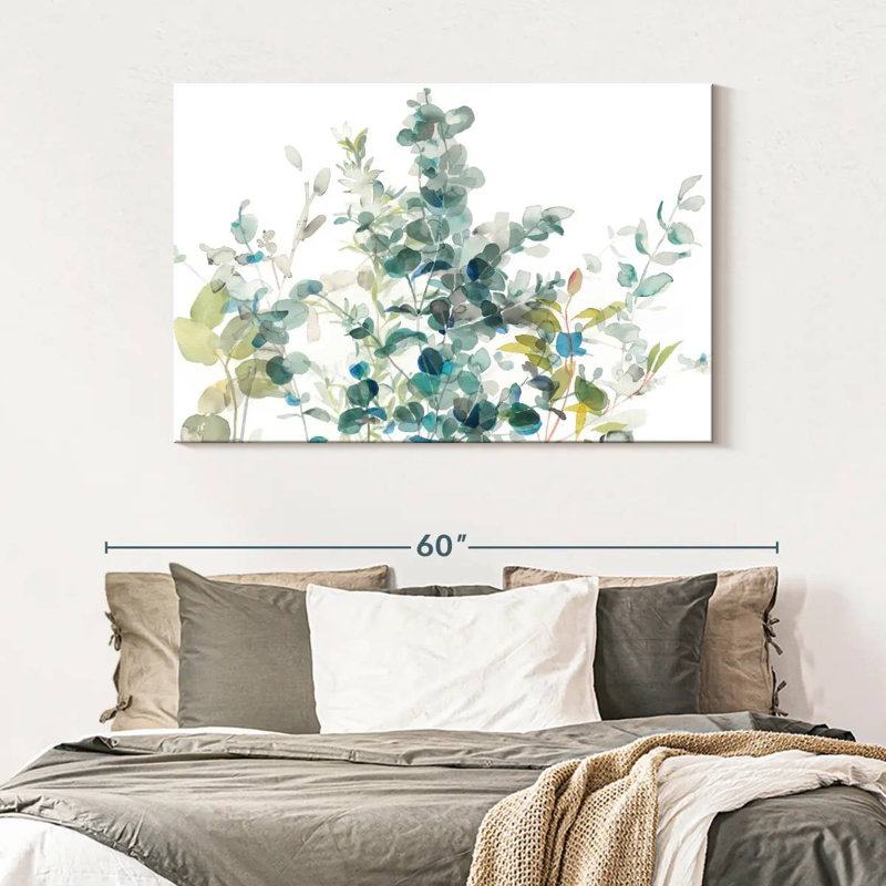Harnek Eucalyptus White II, 32" H x 48" W