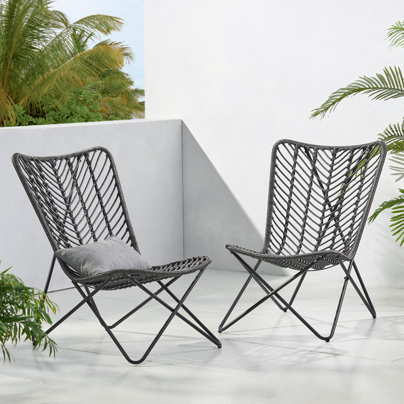 Chaises de patio, Gris