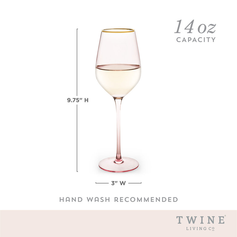 Verre à vin Rose