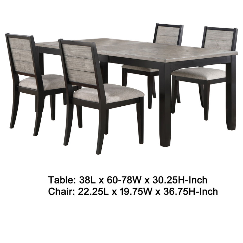 Elina Extendable Dining Table , 5