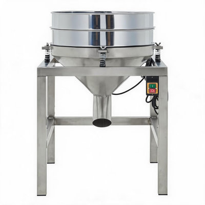 Tamis à farine électrique haute vitesse pour la cuisson - Machine à tamiser automatique avec tamis en acier inoxydable 40 et 100 mailles - Tamis à mailles fines pour la cuisine, la préparation des aliments, l'argent