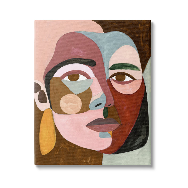 Peinture contemporaine abstraite sur toile, H 48 po x l 36 po x P 1,5 po