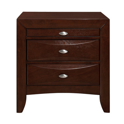 Table de chevet LUCILLE MERLOT