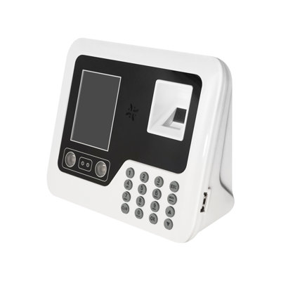 Time Clock,  Facial & Fingerprint Recognition Time Card Machine, Office Punch Clock