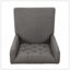 Ensemble de 2 chaises de salle à manger élégantes, capitonnées et confortables avec dossier haut pour une assise élégante-296296981