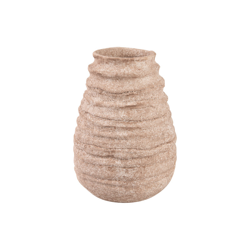 CERAMIC VASE 22X22x29 CM, Brown