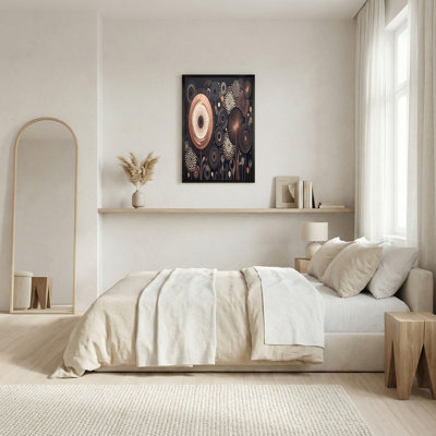 Toile abstraite Mid-Century