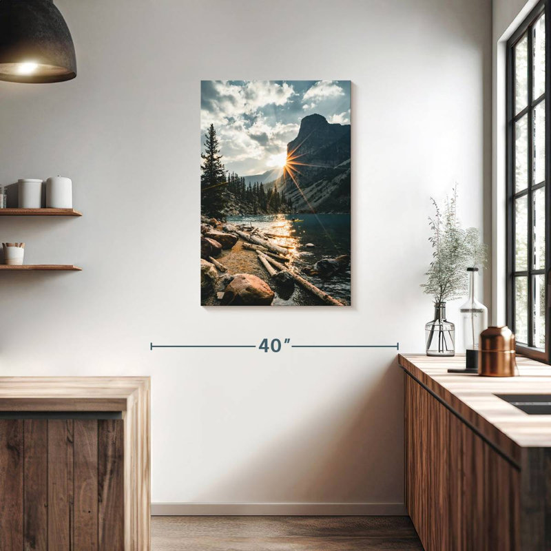 Alvord Moraine Lake Sunburst, H 36 po x l 24 po