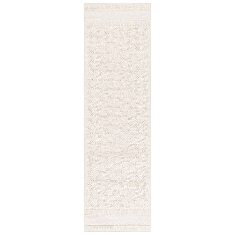 Tapis de couleur unie Mabray Performance, Tapis de couloir 2 pi 3 po x 8 pi