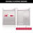 55" - 59'' W x 72'' H Double Sliding Door Semi-Frameless Shower Door With Two Towel Bars-101020291-110981884