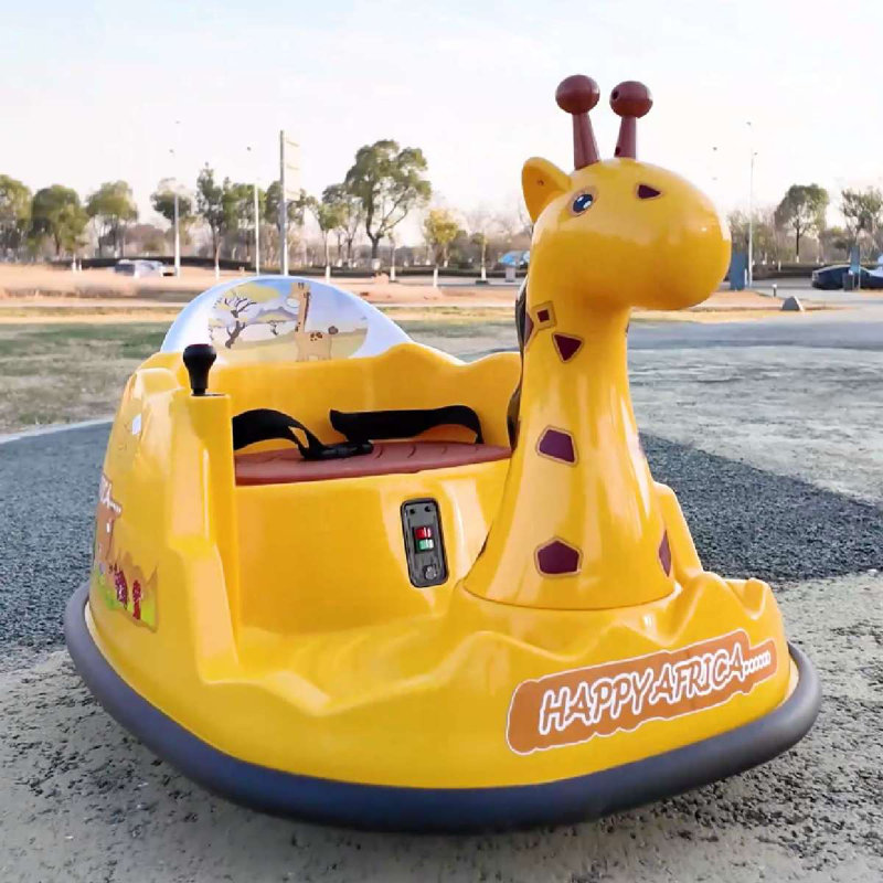Jouet autoportant 12 volts Giraffe, Jaune