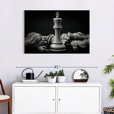 «Chess King», reproduction sur toile