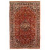 Persian Hand knotted Vintage Kashan 10'5'' X 16'