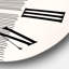 Minimal Geometric Lines and Squares IV - Modern wall clock-59914941