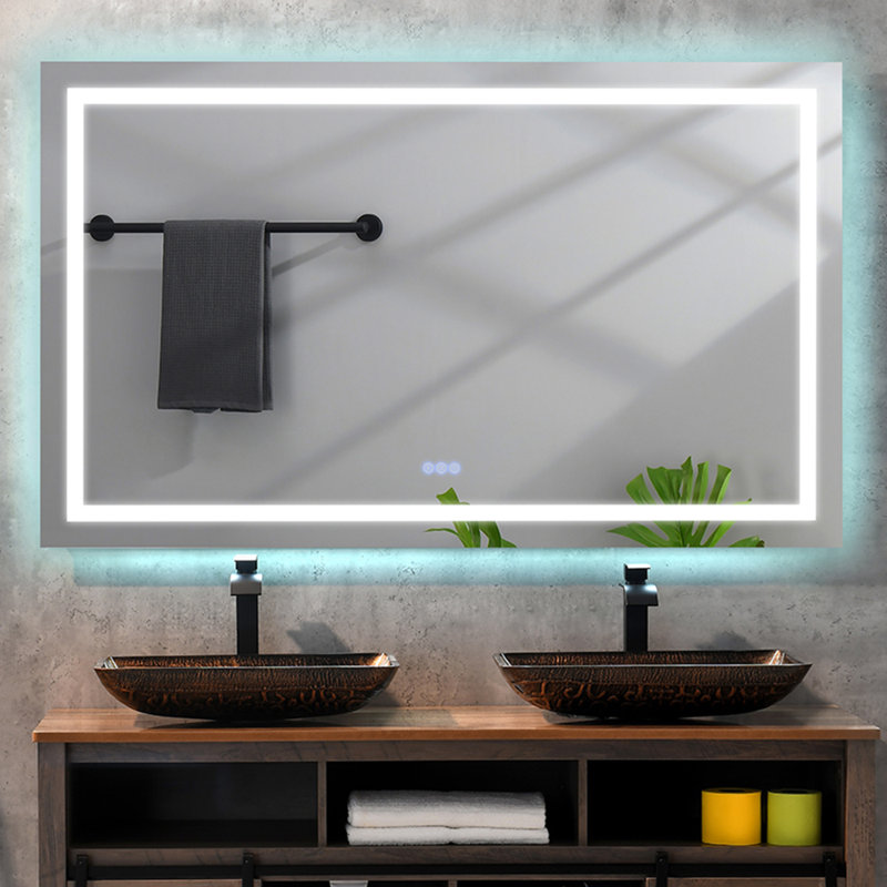 Miroir suspendu de salle de bain Elin