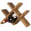 Support à vin de table en bois massif 4 bouteilles Padulsky-949010501-949010500