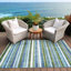 Tapis intérieur / extérieur bleu Isla-1707168888