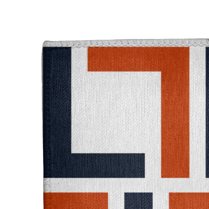 Geometric Indoor Rug, Rectangle 4' x 6'