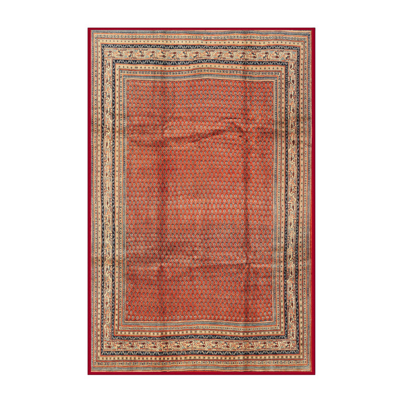 Tapis rouge à motif sud-ouest, Rectangle 3 pi x 5 pi