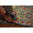 Blue Geometric Kazak Oriental Area Rug
