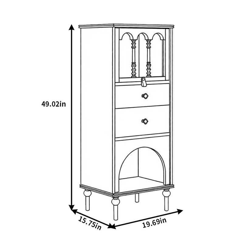 Commode rétro rétro
