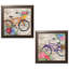 «Bicyle Décor Bike and Floral» par Paul Brent - ensemble de 2 impressions-30050669-30050670
