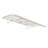 Palram - Canopia Bordeaux Polycarbonate White Convex Stationary Door And Window Awning