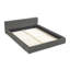 Cadre de lit plateforme grand tapissier avec tissu chenille-1789840682