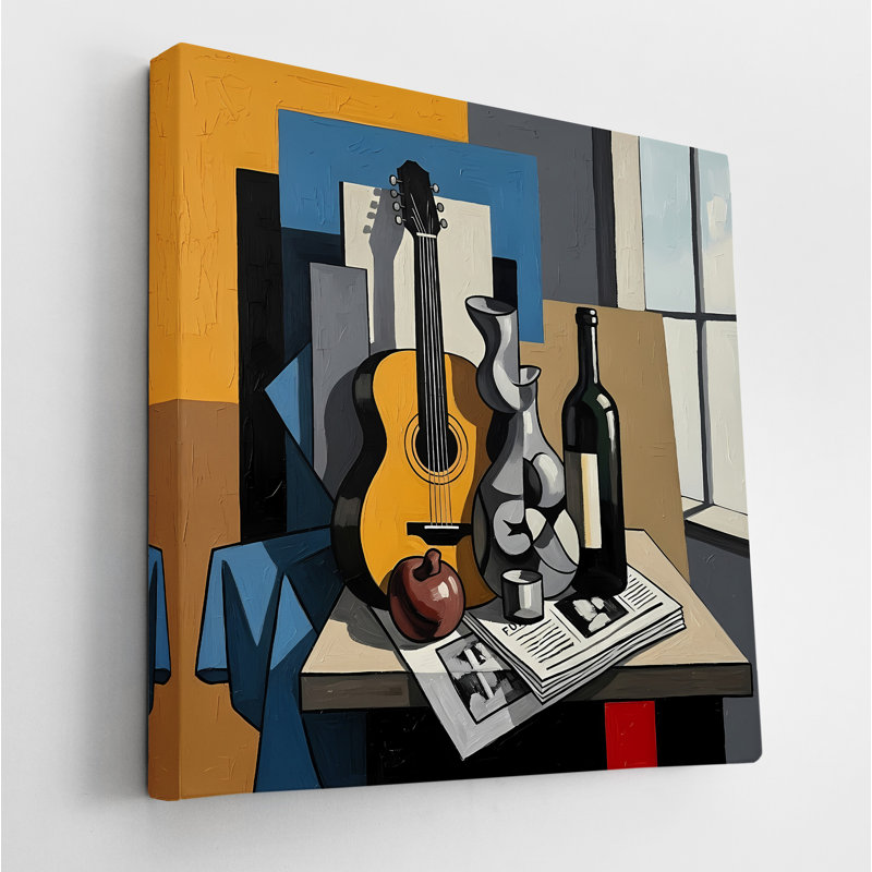 Mélodie cubiste, H 24 po x l 24 po