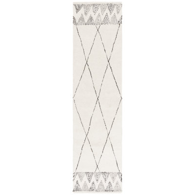 Latu Hand Tufted Wool Pile Geometric Rug