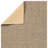 Handwoven Sisal Solid Tan Area Rug-1110728235