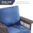Anferney 6-Pieces Outdoor Wicker Patio Sofa Seating Group with Fire Pit Table and Ottomans-1149205798