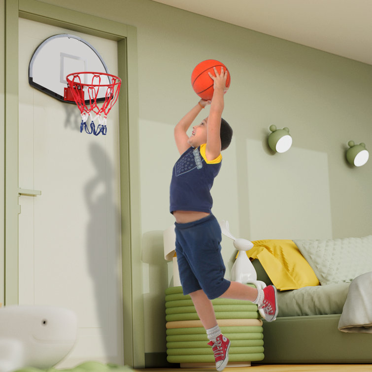 Over The Door Basketball Hoop Indoor, Mini Basketball Hoop, Basketball Hoop  with Ball and Air Pump