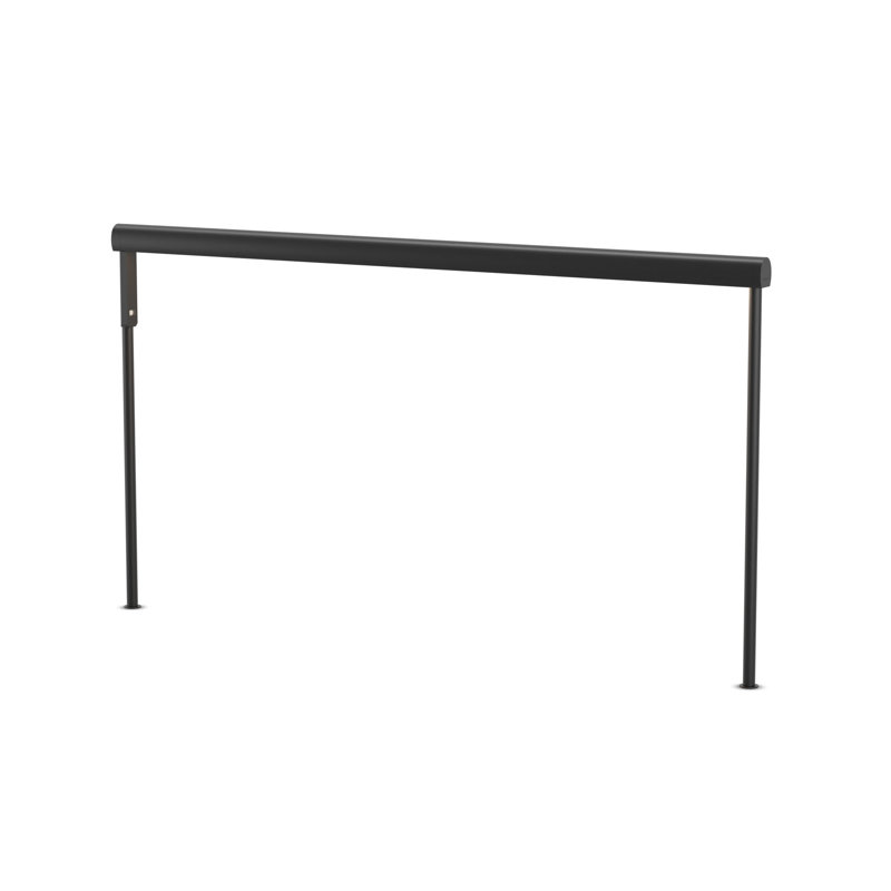 Sobre Desk Lamp, 19.38" H x 36" W x 1.26" D, Metallic Black