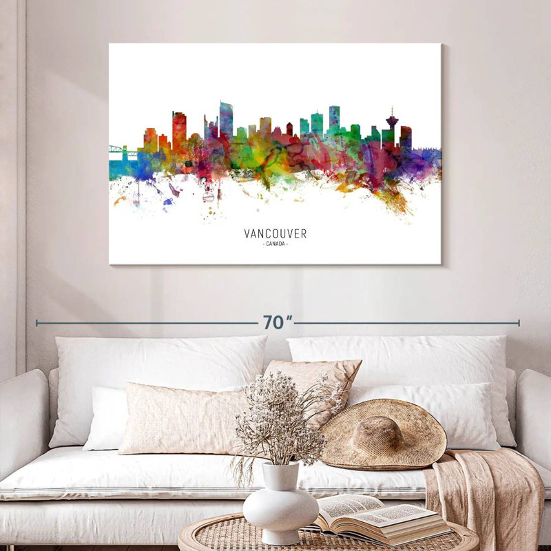 Nicci Vancouver Canada Skyline I, H 32 po x l 48 po