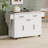 Kitchen Island With Trash Can Storage Cabinet, Kitchen Cart With Drop Leaf, Spice Rack, Towel Rack And Drawer, Rolling Kitchen Island On Wheels With Adjustable Shelf, White-548765606
