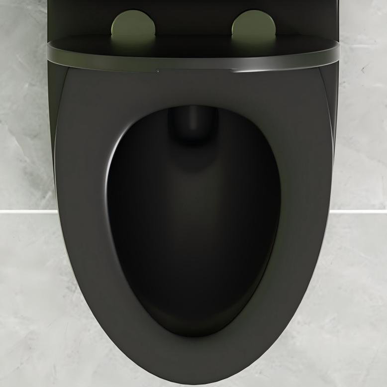 Housse pour siège de toilette Linea, Noir mat