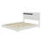 Modern High Gloss 3-Piece Bedroom Set Floating Bed Frame Platform Bed With LED Light & 2 Nightstands