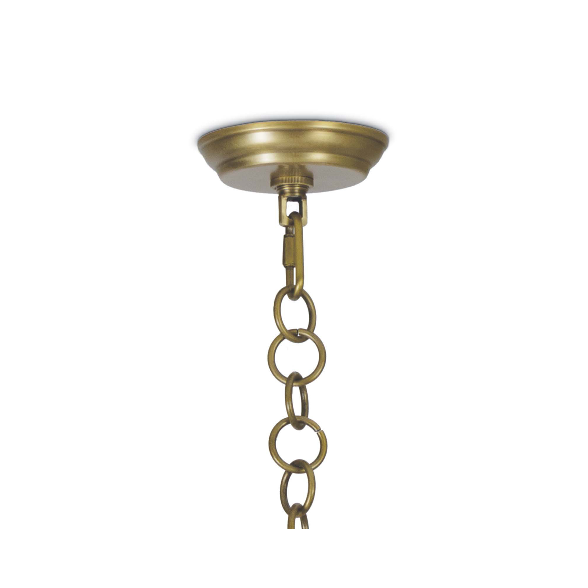 Allison Pendant Large (Natural Brass), Natural Brass