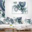 Designart 'Colourful Fractal Clockwork' Abstract Throw Pillow-30967144-30967140