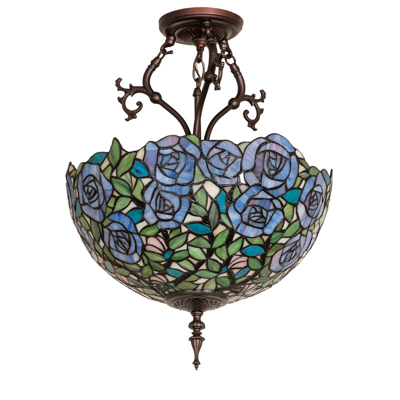 3 - Light Semi Flush Mount