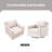 Masue Upholstered Swivel Club Chair-103193382