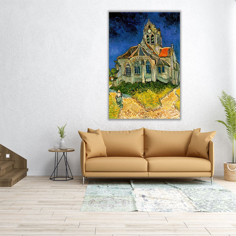 «The Church at Auvers», 1890, reproduction d'art sur toile, H 36 po x l 24 po