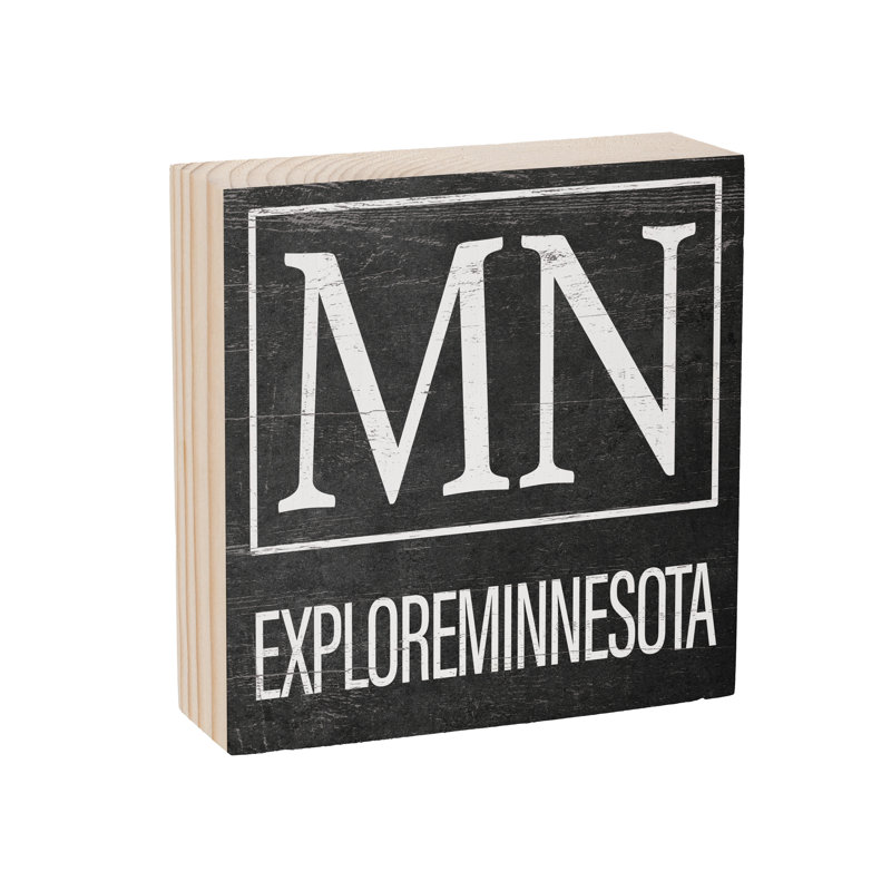 State State Plock Minnesota 6 x 6 po